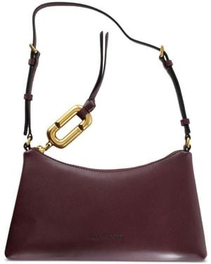 Marc Jacobs The Pouch Mini Leather Shoulder Bag - Purple