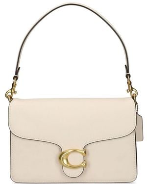 COACH Tabby 20 Leather Crossbody Bag - Natural