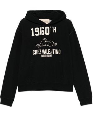 Valentino Chez Cotton Hoodie - Black