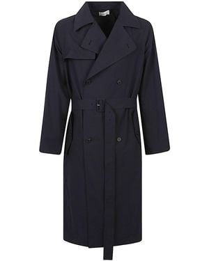 The Row Rainard Cotton Trench Coat - Blue