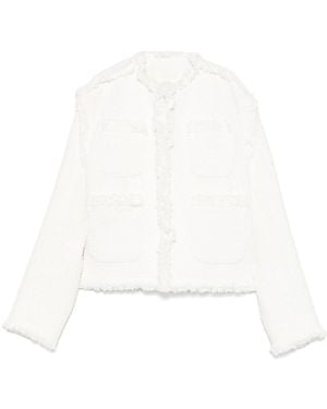 Sacai Denim Mix Jacket - White