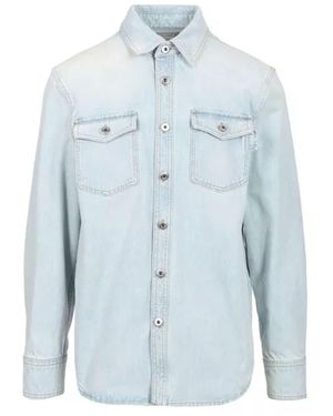 Bottega Veneta Extra Bleach Denim Overshirt - Blue