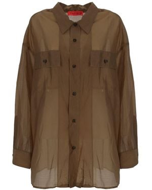THE LATEST Long-Sleeve Shirt - Brown