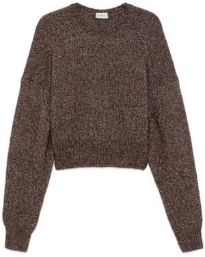 Mrz Wool Blend Crewneck Sweater - Brown