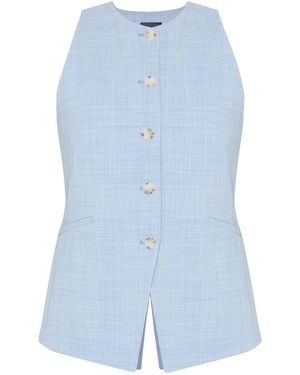 BOSS Wool Vest - Blue