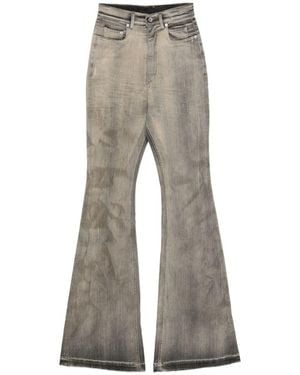 Rick Owens Bootcut Denim Jeans - Grey
