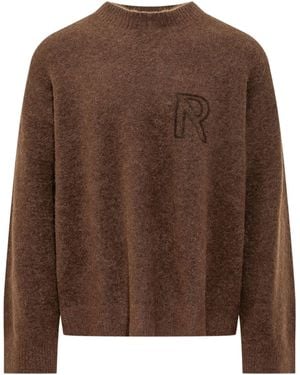 Represent Sweatshirt With Logo - Brown