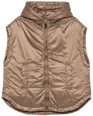 Max Mara Down Vest - Natural