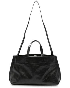 Lihann George Elli Leather Tote Bag - Black