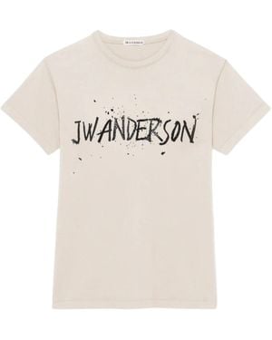 JW Anderson T-Shirt With Logo - White