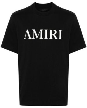 Amiri T-Shirt With Logo - Black