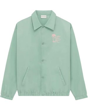 Drole de Monsieur Palmiers Slogan Shirt - Green