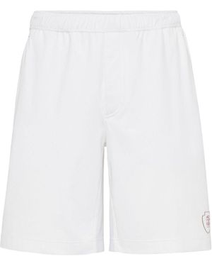 Brunello Cucinelli Cotton Bermuda Shorts - White