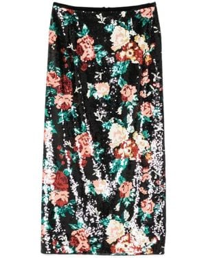 forte_forte Sequined Midi Skirt - White