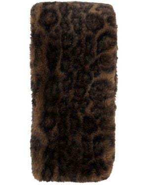 Apparis Kai Leopard Scarf - Black