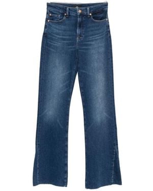 7 For All Mankind The Leggy Bootcut Denim Jeans - Blue