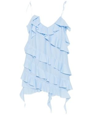 LES FILLES D'EVA Dress With Voilant - Blue