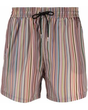 Paul Smith Signature Stripe Swim Shorts - Multicolour