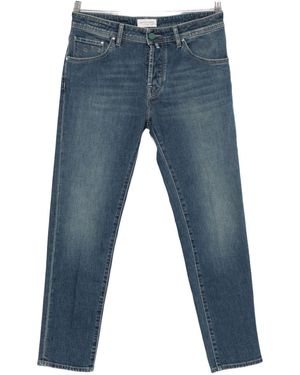 Jacob Cohen Slim Cropped Denim Jeans - Blue
