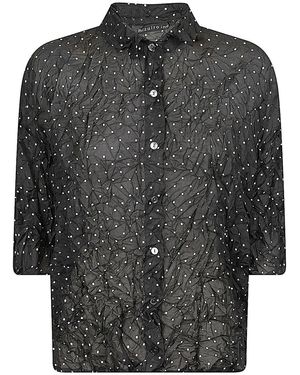 MIZUIRO Dotted Shirt - Grey