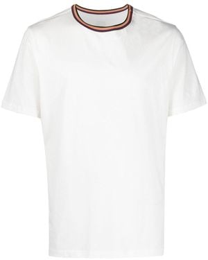 Paul Smith T-Shirt Stripe Rib - White