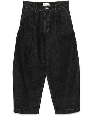 Studio Nicholson Wide-Leg Trousers - Black