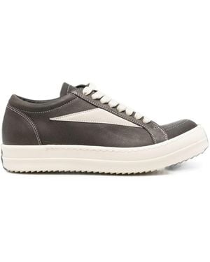Rick Owens Leather Trainers - White