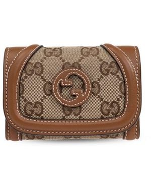 Gucci Porta Carte Blondie - Marrone