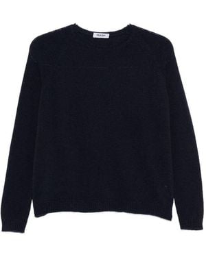 Base London Wool And Cashmere Crewneck Jumper - Blue