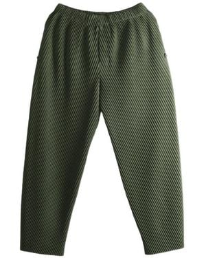 Homme Plissé Issey Miyake Pleated Trousers - Green