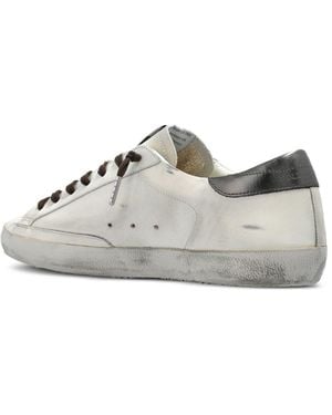 Golden Goose Super-Star Leather Sneakers - Grey