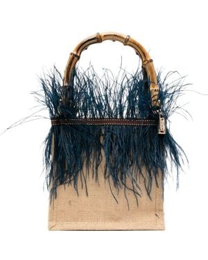 La Milanesa Violetta Small Handbag - Blue