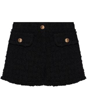 Versace Tweed Shorts - Black