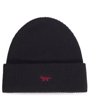 Maison Kitsuné Beanie Profile Fox - Blu