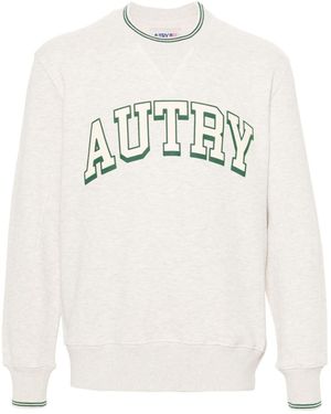 Autry Logo Jersey Sweatshirt - White