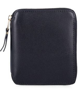 Comme des Garçons Leather Wallet - Blue