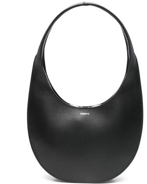 Coperni Swipe Leather Shoulder Bag - Black