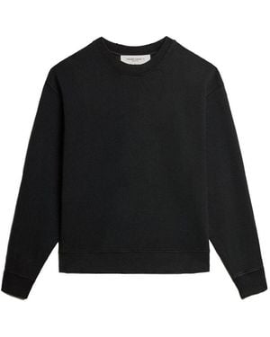 Golden Goose Cotton Crewneck Sweatshirt - Black