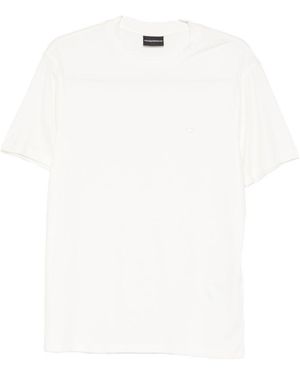 Emporio Armani Modal And Silk Blend T-Shirt - White