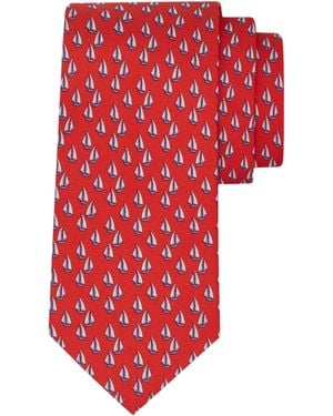 Ferragamo Cravatta Catamarano - Rosso