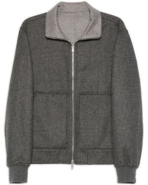 Brunello Cucinelli Cashmere Bomber Jacket - Grey