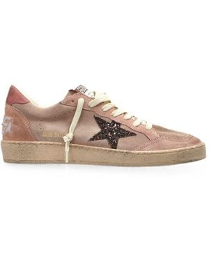Golden Goose Ball Star Leather Trainers - Pink