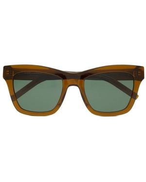 Saint Laurent Sl M156 Sunglasses - Green