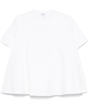 Loewe Trapeze Cotton T-Shirt - White
