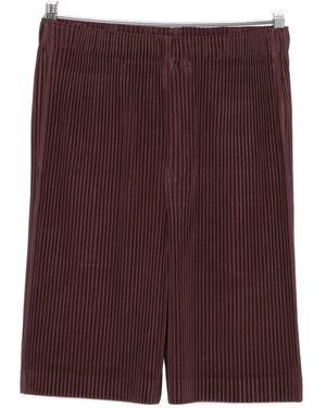 Homme Plissé Issey Miyake Homme Plisse' Issey Miyake Pleated Shorts - Purple