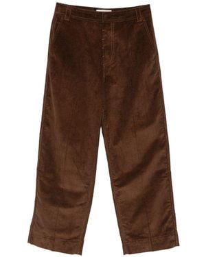 Ami Paris Velvet Trousers - Brown