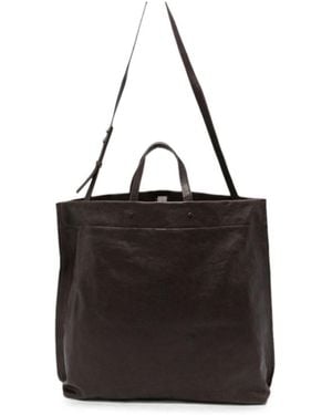 Lihann George Matti Leather Tote Bag - Black