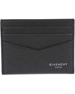 Givenchy Card Holder With Logo - Black