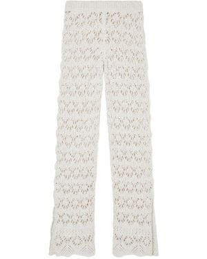 Alanui Straight Trousers - White