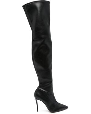 Casadei Leather Boots - Black